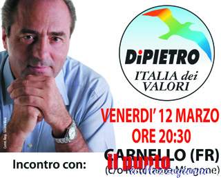 
Regionali 2010 / Antonio Di Pietro a Isola del Liri
