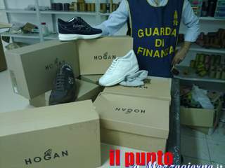Una fabbrica di Hogan contraffatte scoperta dalla Finanza
