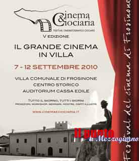 Cinema & Ciociaria, dal 7 al 12 settembre nella Villa Comunale di Frosinone