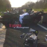 Cassino – Schianto contro camion ditta manutenzione autostrade, un morto e una ferita grave