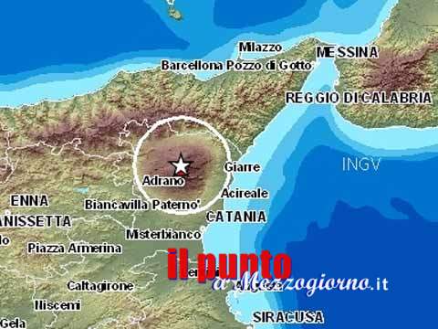 Terremoto, scossa di magnitudo 3.1 tra Messina e Palermo