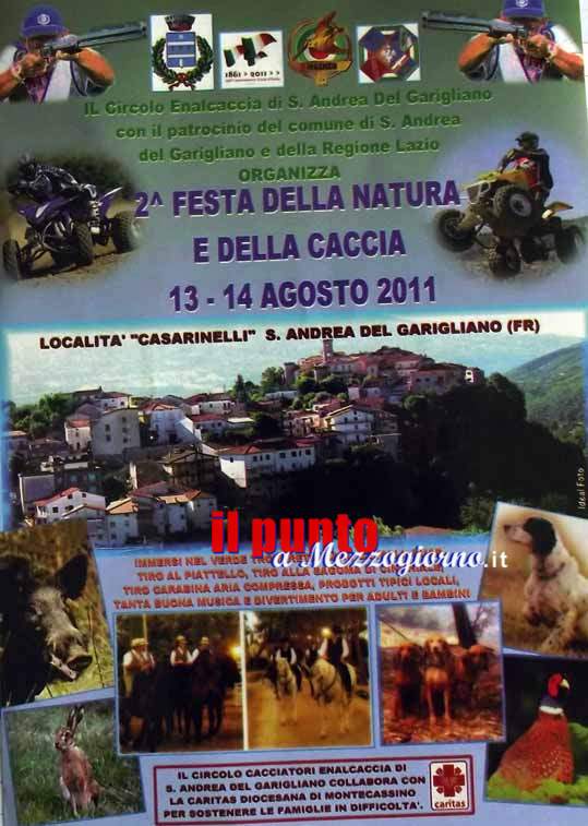 seconda festa natura e caccia a Sant'Andrea del Garigliano /
