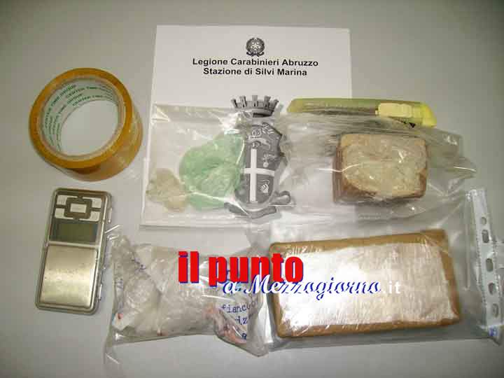 Trovato con 780 grammi di eroina, 31enne arrestato a Silvi
