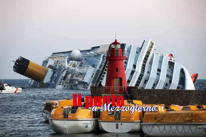 Costa Concordia, sospese le operazioni di defueling dei serbatoi a causa dei forti venti