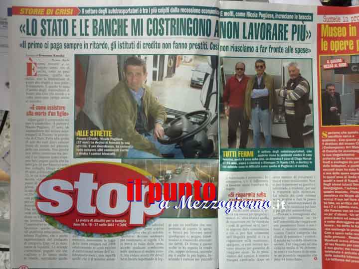L’imprenditoria sull’orlo del baratro, al settimanale Stop parlano i tre “padroncini” di Perano