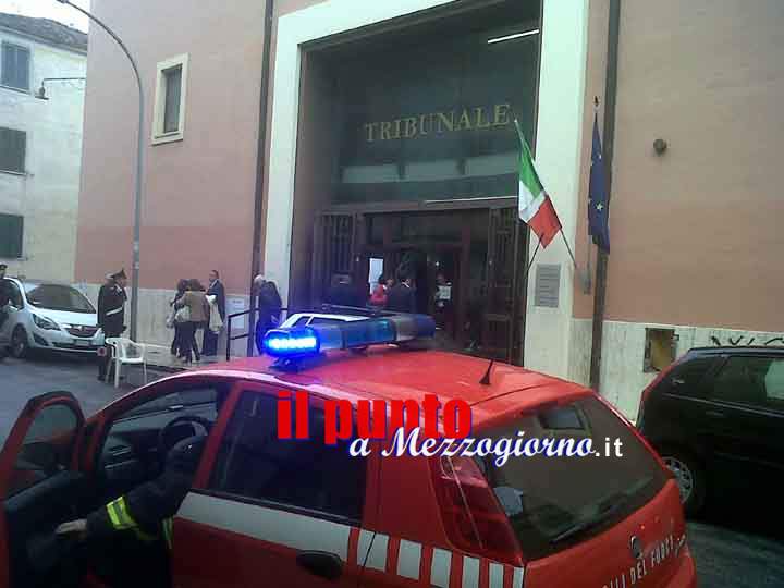 Ennesimo allarme bomba in tribunale a Cassino, ennesimo (per fortuna) falso allarme