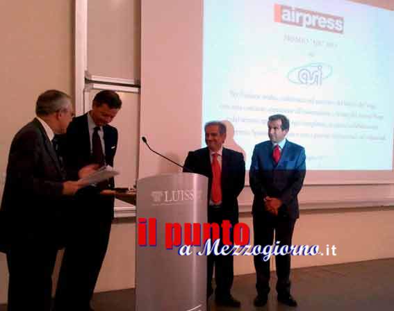 Abbruzzese consegna premio “Airpress” ad Agenzia Spaziale Italiana