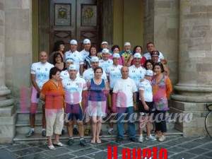 ciclisti con parenti