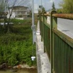 Particolare del sensore ad infrarossi