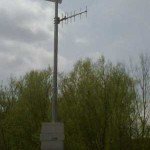 Particolare dell'mpianto trasmittente UHF