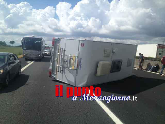 camper ribaltato