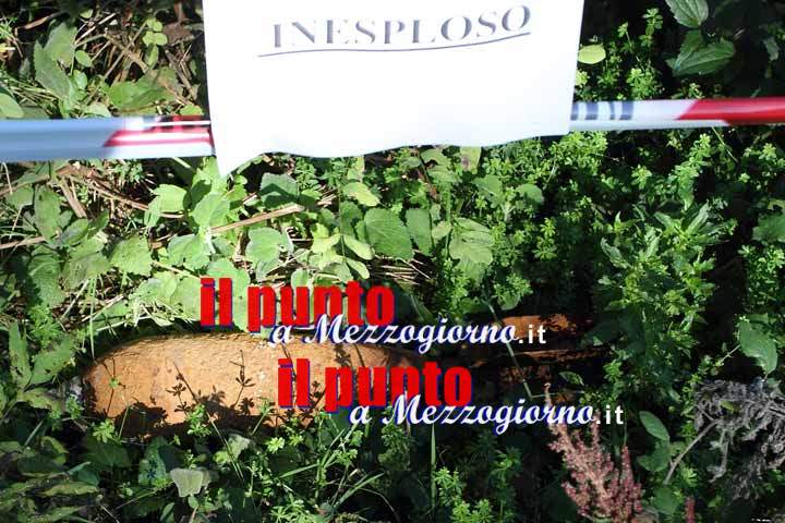 Ancora un ordigno bellico a Cassino, il rinvenimento sul ciglio di via Mezzanotte