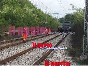 donna investita da treno