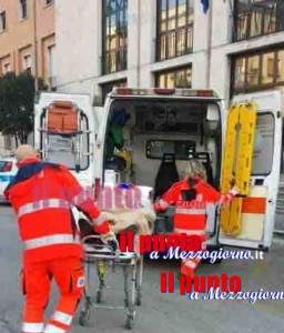 donna soccorsa dopo multa