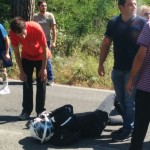 moto contro auto villa santa lucia