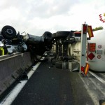 camion gas ribaltato rieti 1