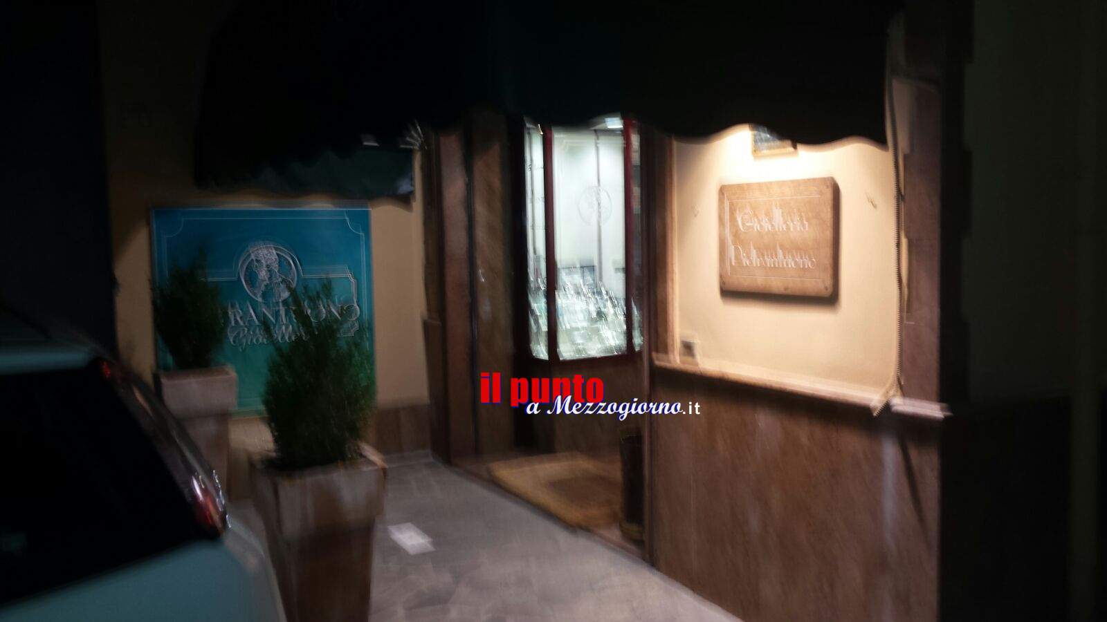 rapina gioielleria Pietrantuono Aquino 1