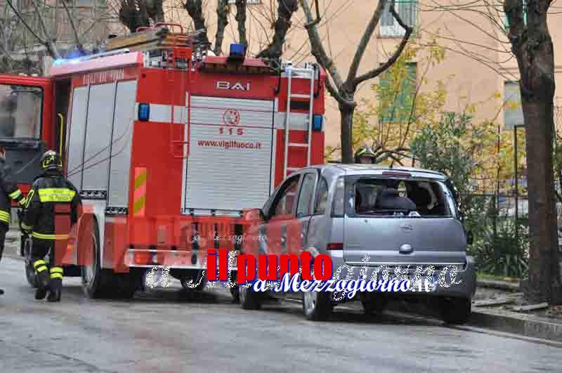 Schianto ad Anagni, furgone ribaltato, un ferito grave