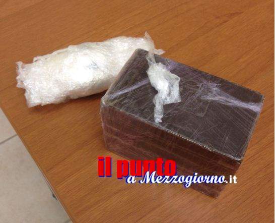 Marito e moglie di Sora trovati con un carico di droga, sequestrati sei chili tra cocaina e hashish