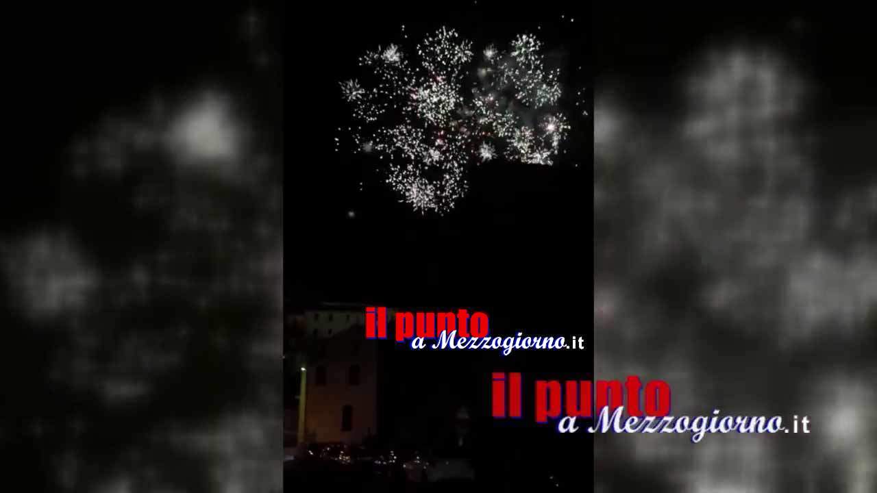 Fuochi d’artificio a Lenola per i cento anni di Pietro Ingrao – IL VIDEO