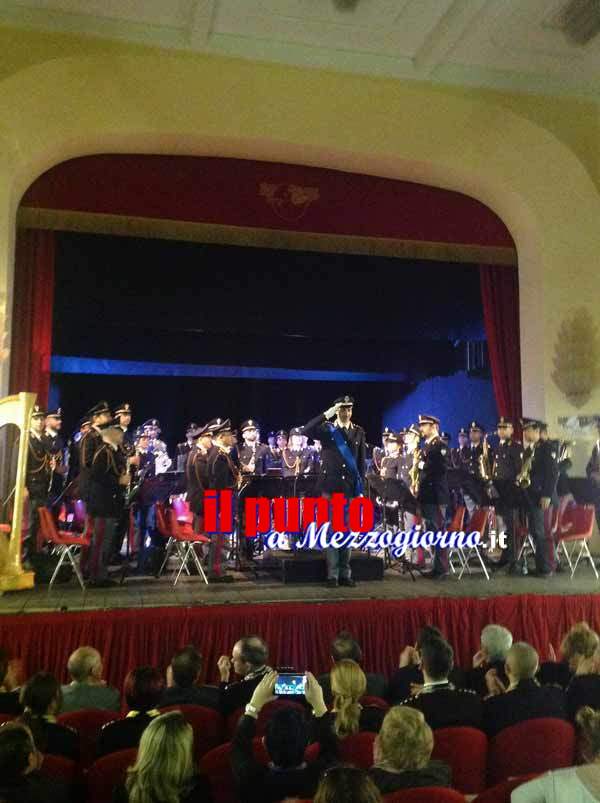Concerto lezione della Banda della Polizia di Stato al teatro comunale di Fiuggi