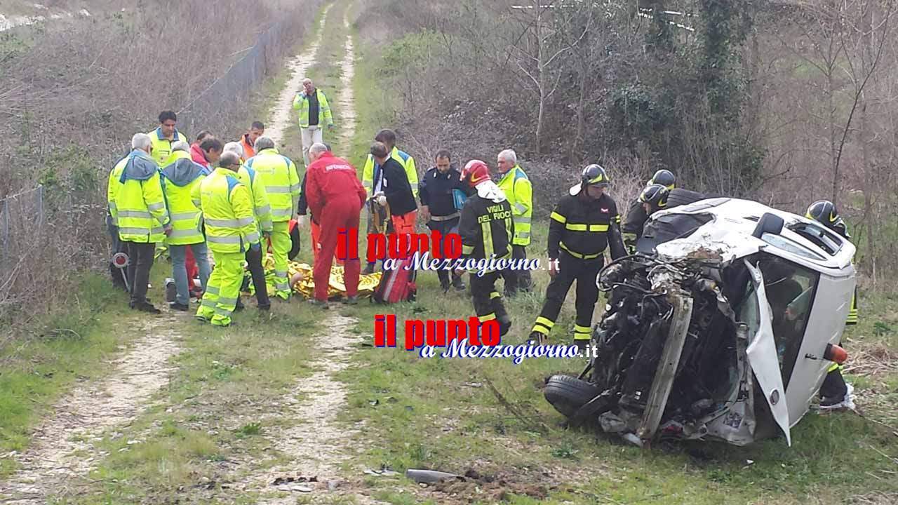 Incidente in A1 a Cassino, operaio di Autostrade elitrasportato – FOTO E VIDEO