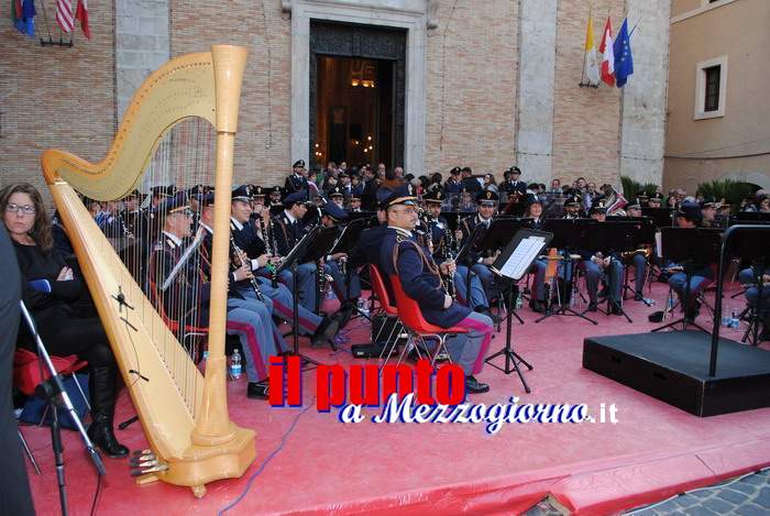 La banda della Polizia a Monte San Giovanni Campano per i festeggiamenti del santo patrono