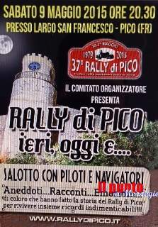37Â° Rally di Pico 2015: aperte le iscrizioni, il via 30 e 31 maggio