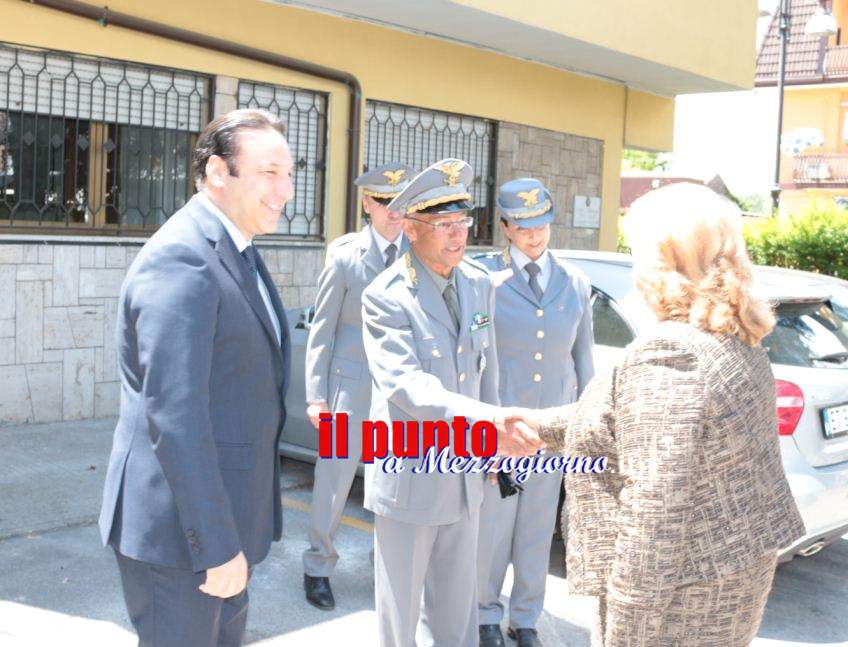 Il comandante regionale del CFS Monaco in visita al comando provinciale di Frosinone