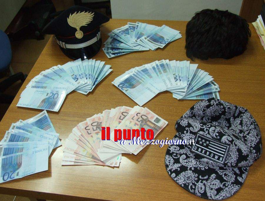 Droga e soldi falsi a Cassino, uno spacciatore e due falsari nella rete dei carabinieri