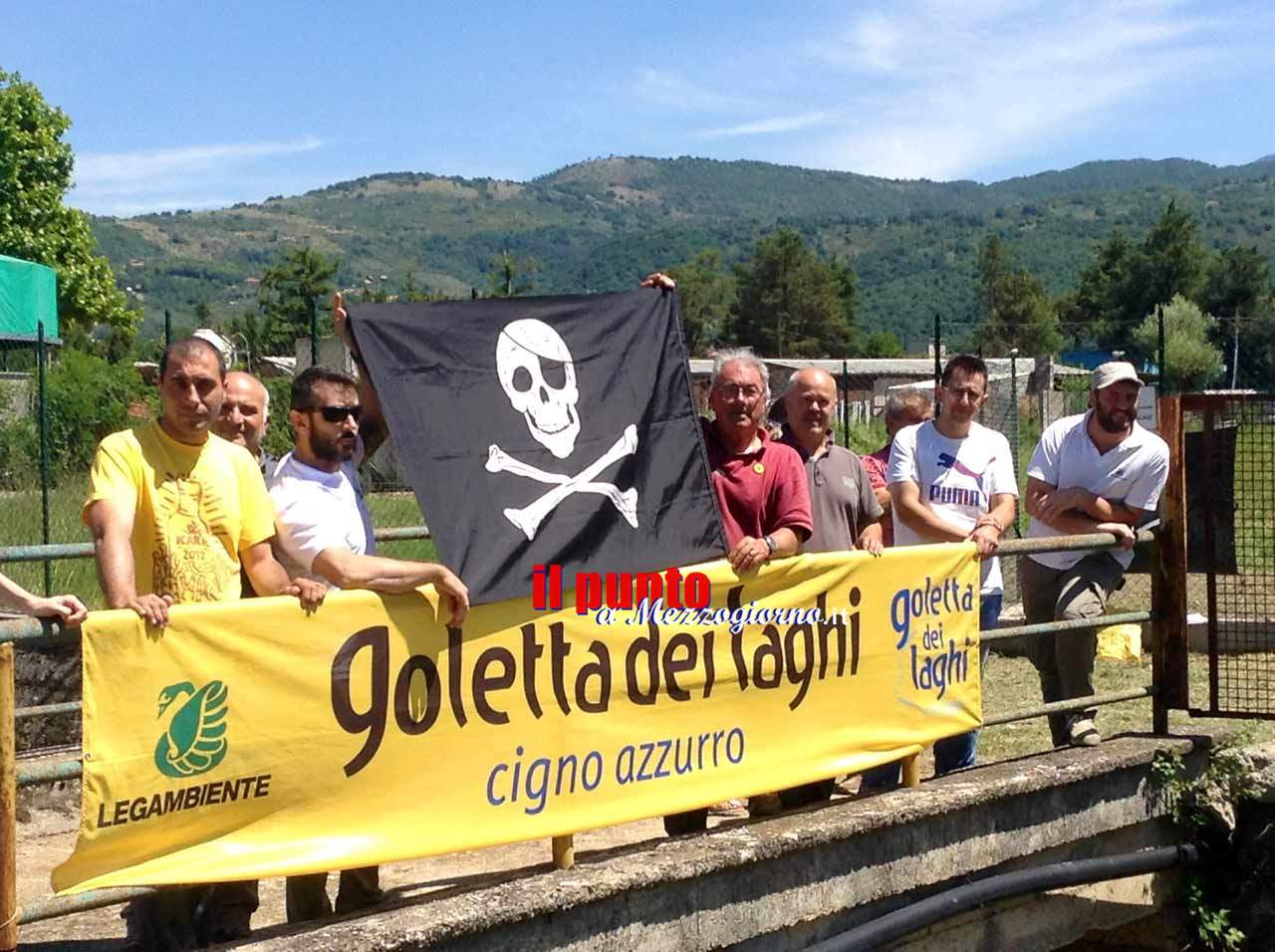 La Goletta dei Laghi sul Canterno consegna la bandiera nera ad Acea Ato 5