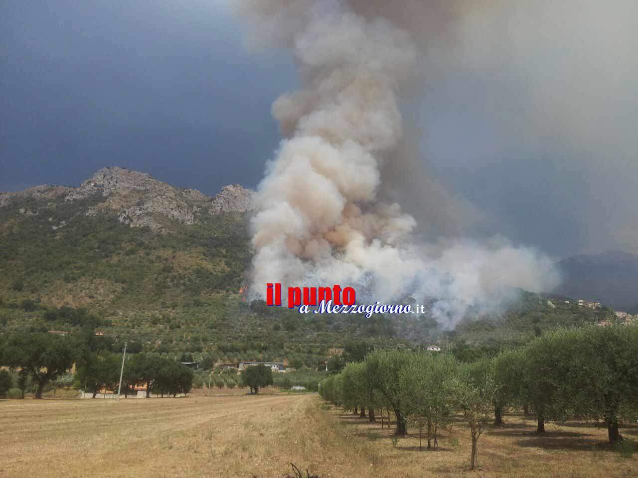 Incendi in sei comuni del Pontino. A Santi Cosma inceneriti 30mila ettari di bosco