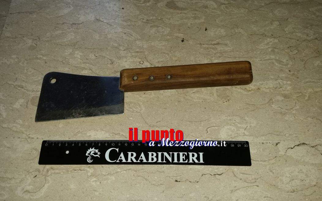 Una vicina di casa dalla mannaia facile, si scaglia contro i carabinieri. Arrestata