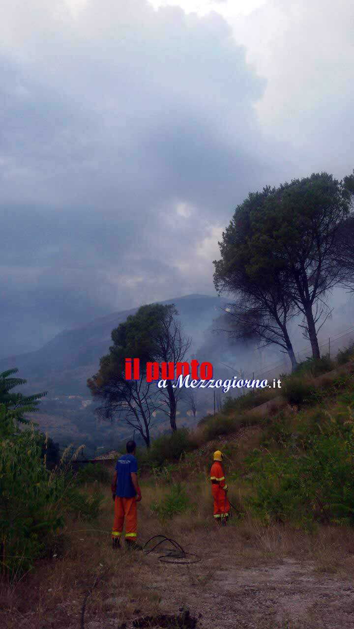 Ancora fiamme sulla montagna di Piedimonte e Villa Santa Lucia