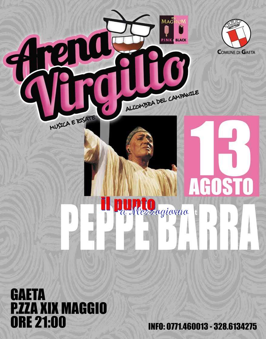 Domani sera a Gaeta il concerto di Peppe Barra