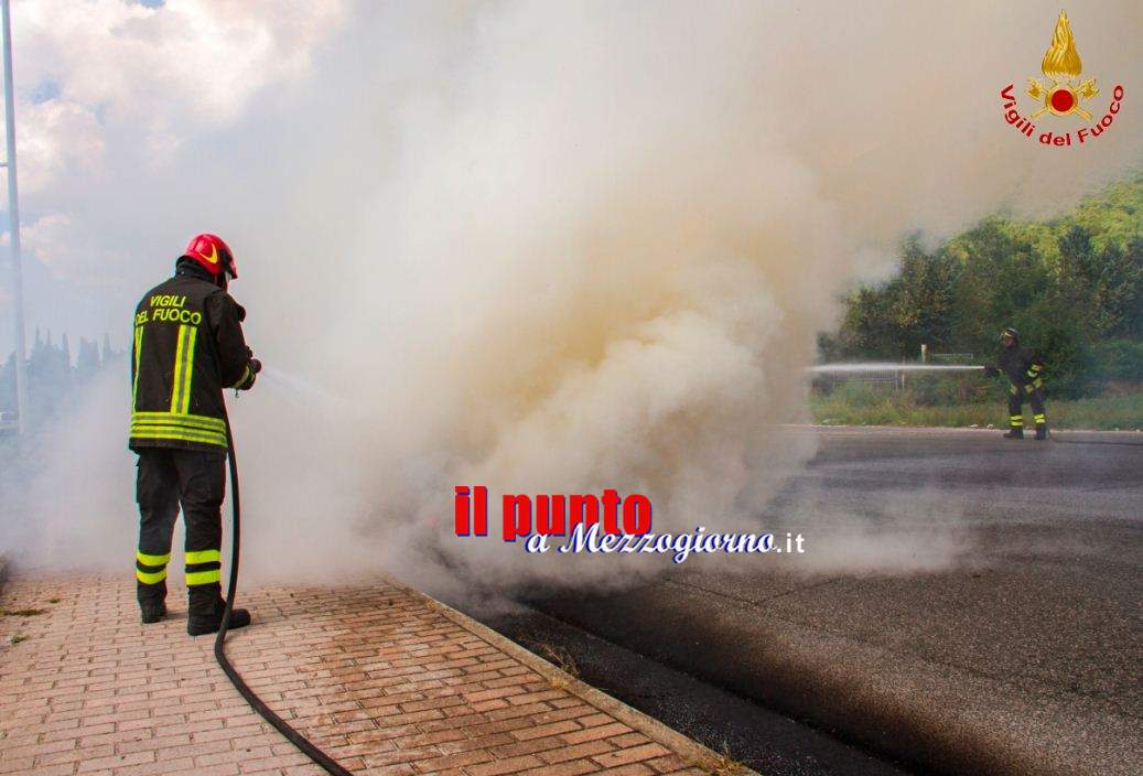 Brucia rifiuti di materiale plastico. In manette un nigeriano 37enne a Castel Volturno