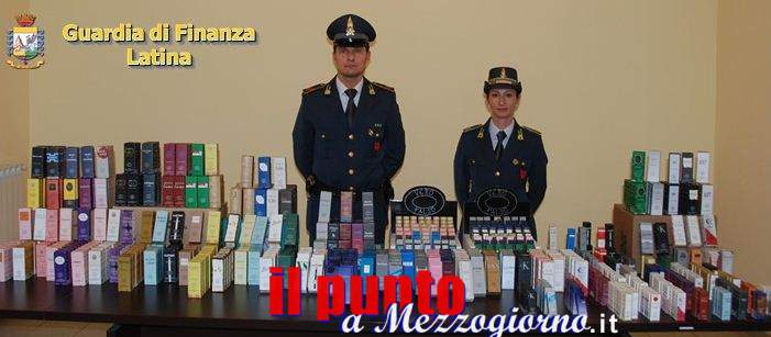 Mille confezioni di profumi “tarocchi” sequestrati a Fondi