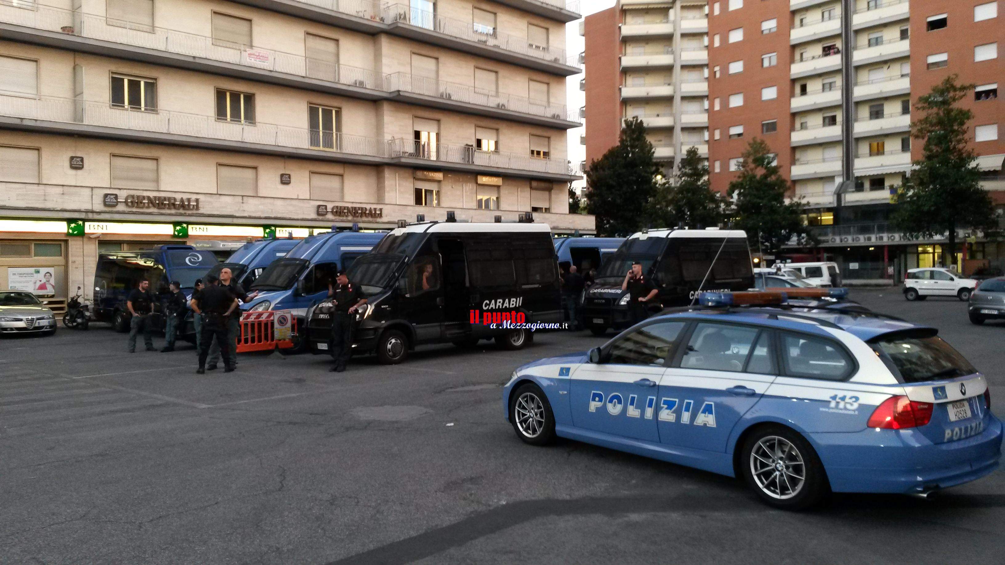 Frosinone Verona, innesco di guerriglia urbana dei veronesi. Sette arresti, 9 denunce e una valanga di daspo