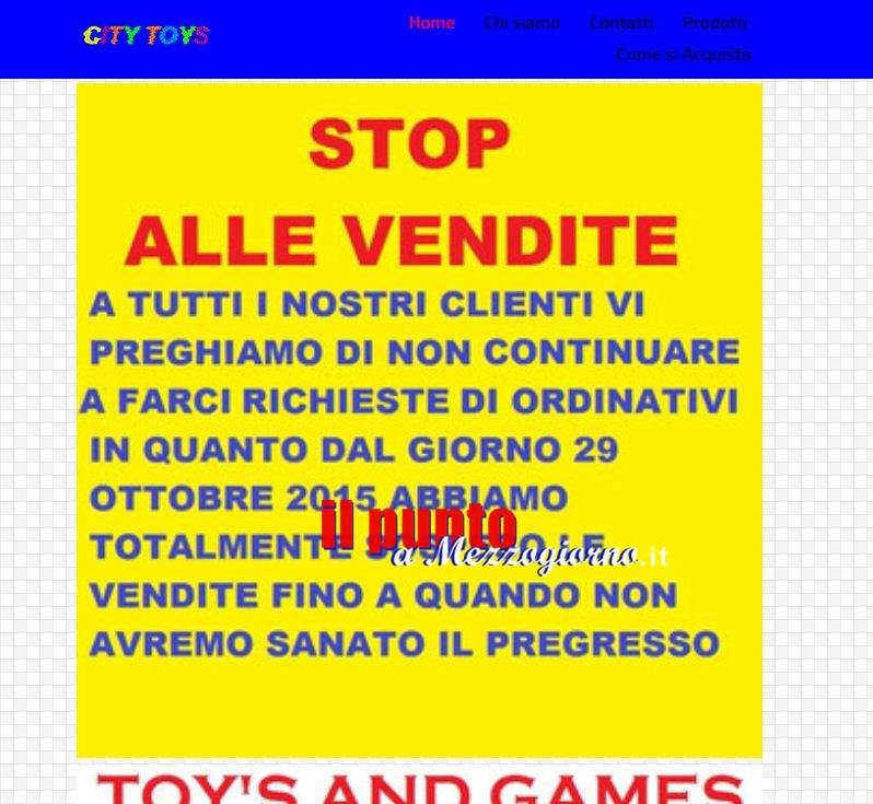 City Toys, cinque indagati per la truffa delle vendite on line