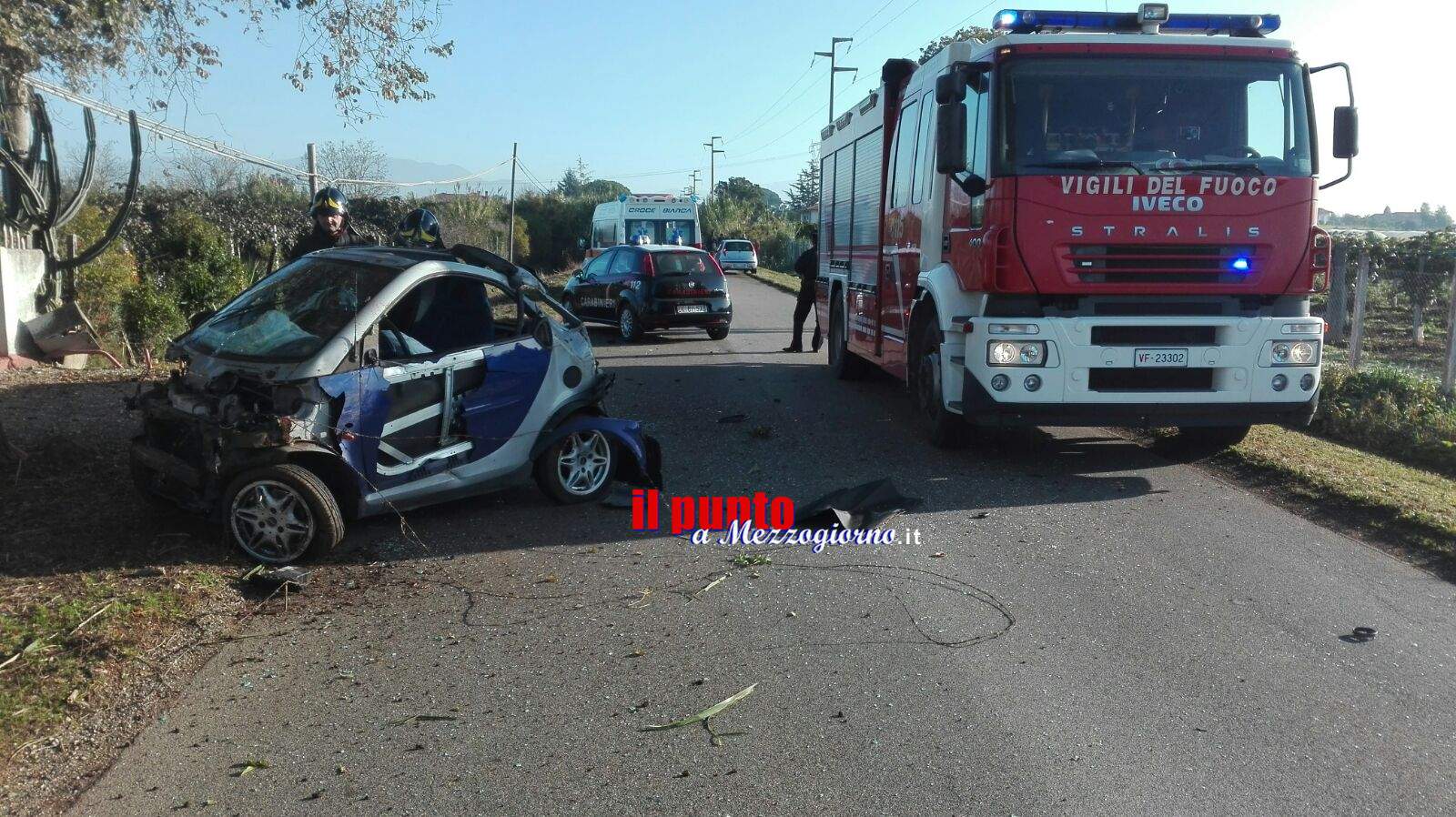 Incidente mortale ad Aprilia, si schianta contro palo Telecom e muore 21enne di Cisterna