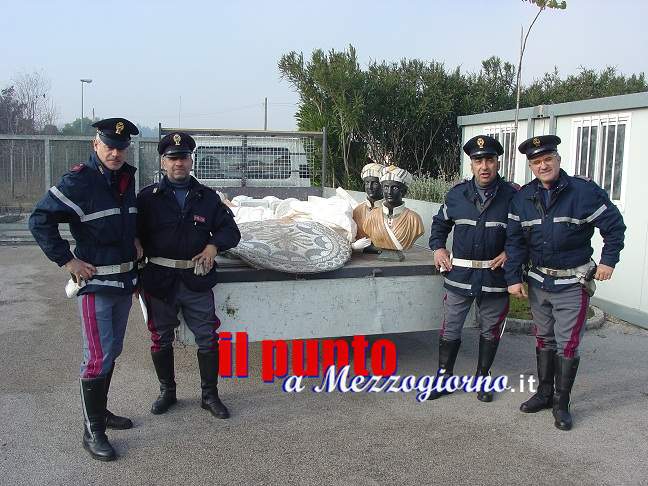 Ruba statue a Velletri, 29enne arrestato a Cassino