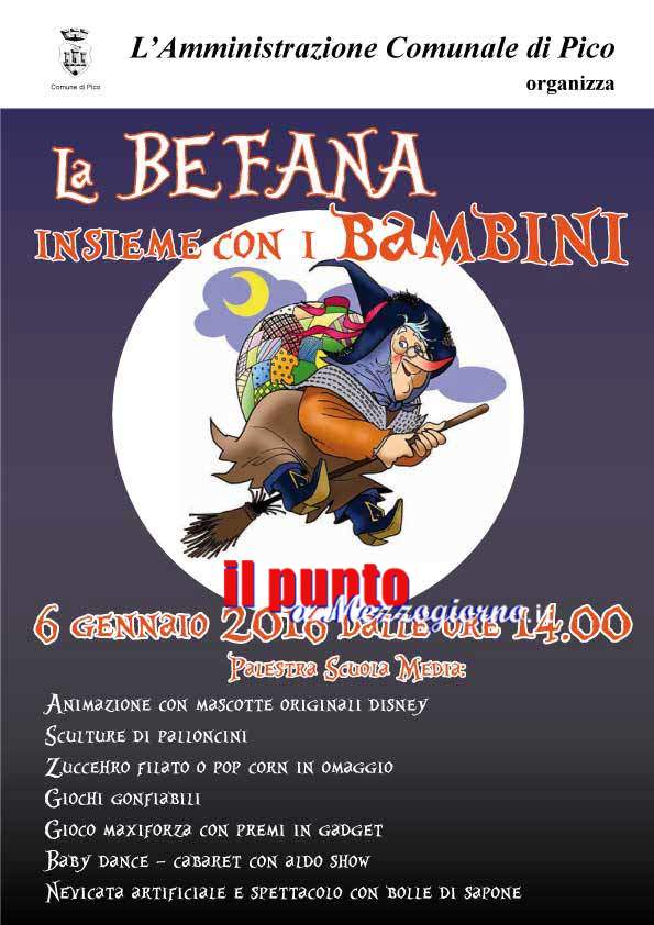 Grande festa in attesa della Befana a Pico