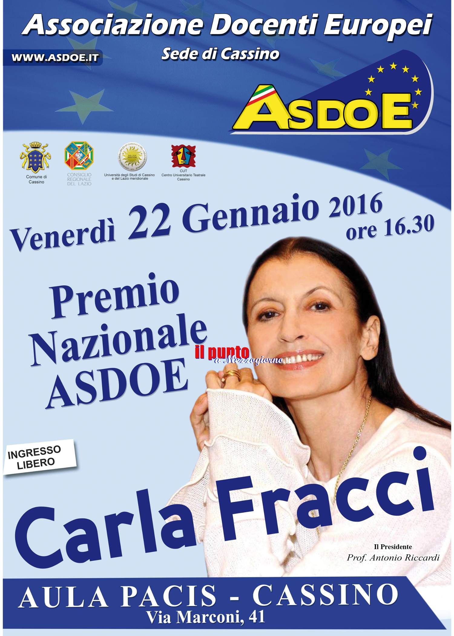 Premio ASDOE a Carla Fracci