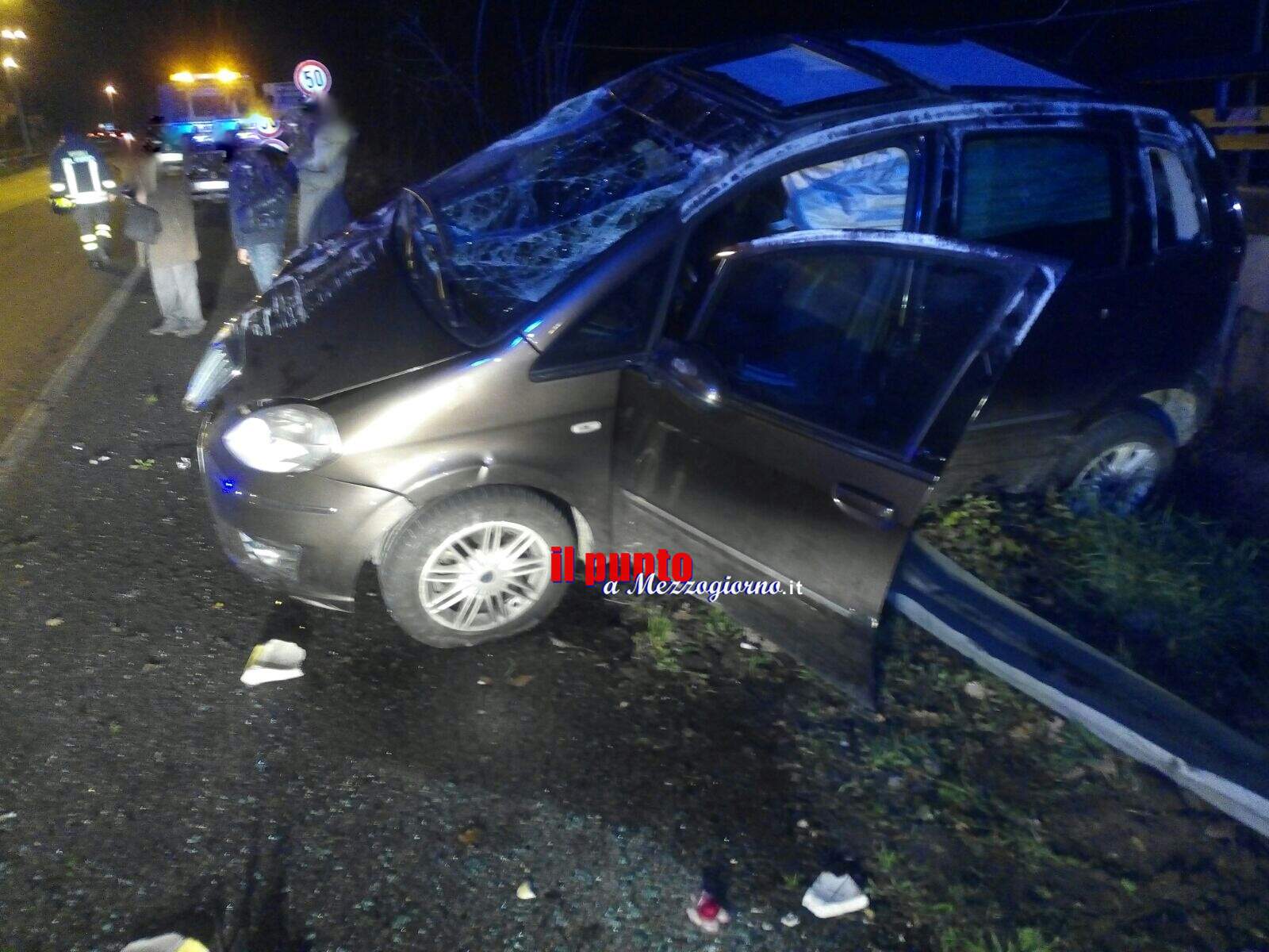 Incidente sulla Cassino Formia. Un ferito nello scontro tra due vetture