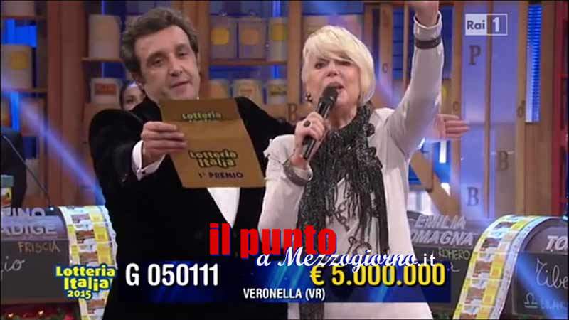 Lotteria Italia – a Ferentino premio da 50mila euro. A Cassino, Anagni, Castrocielo e Ausonia i biglietti vincenti dei premi di terza categoria