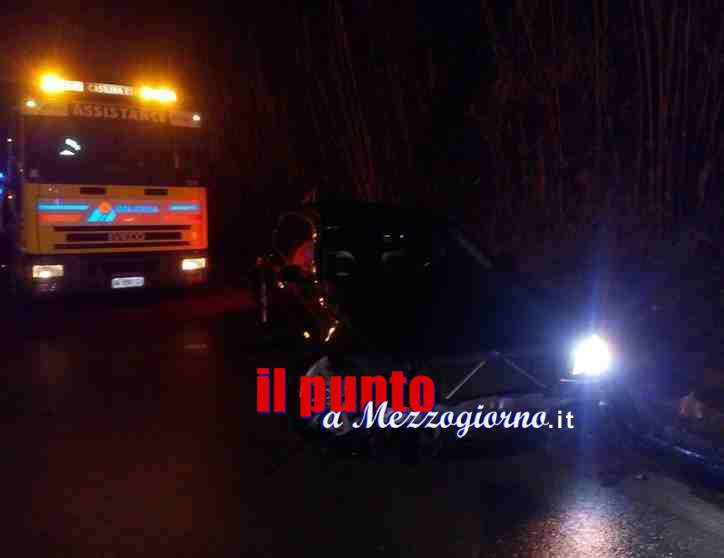 Incidente stradale a San Vittore del Lazio, nove feriti
