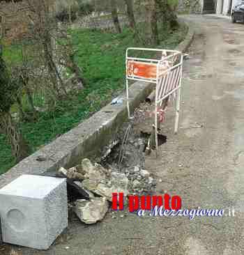 Lampioni pericolanti a Castelnuovo Parano, manutenzione in corso