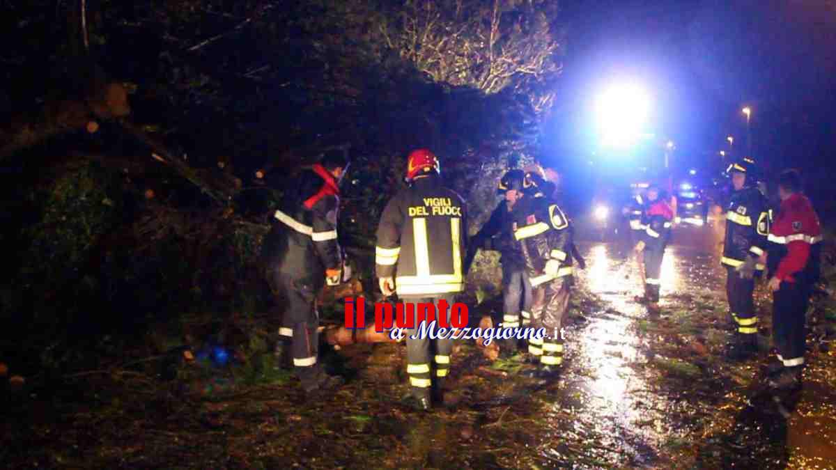 Forti raffiche di vento e maltempo. Pesanti disagi in tutto il cassinate – VIDEO