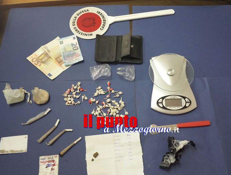 Mercatino della droga e libro nomi dei clienti sequestrati a Piedimonte, tremano consumatori a Cassino