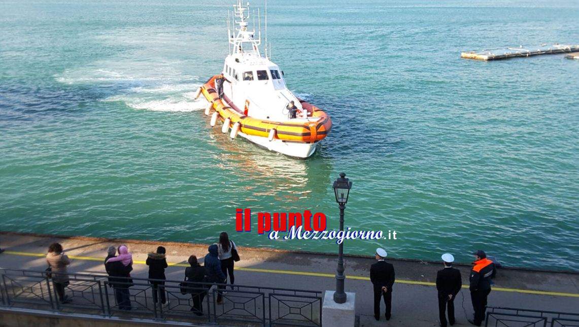 Finita la Missione a Lampedusa, la motovedetta della Capitaneria di Porto CP 308 torna a Gaeta